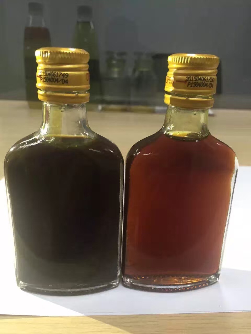 客户现场使用丹麦CJC滤油机过滤铜拉丝油效果